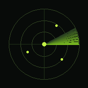 Animated tactical radar